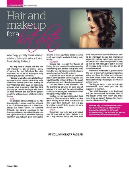 Hair and Makeup for Hot Date